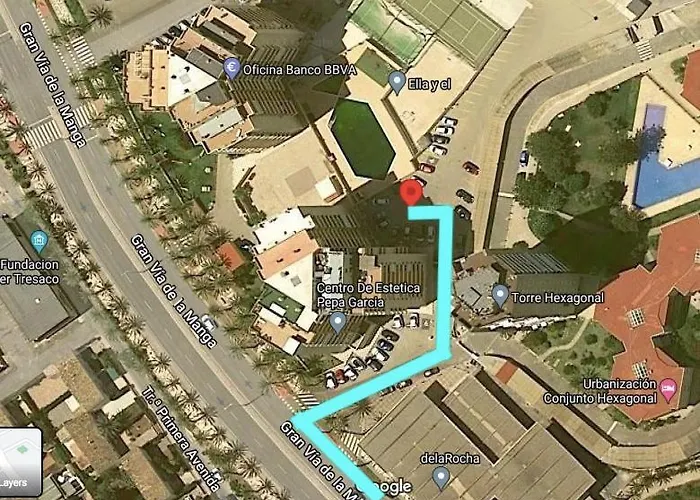 Km 0, Pisos Estudios - Planta Baja - 100m De La Playa - Flats - Ground Floor - 100m From The Beach, Cada Con Bicis & Tabla Sup, Piscina & Padel & Tenis & Mas - Each With Bikes & Sup Board, Pool & Paddle & Tennis & Lejlighed La Manga